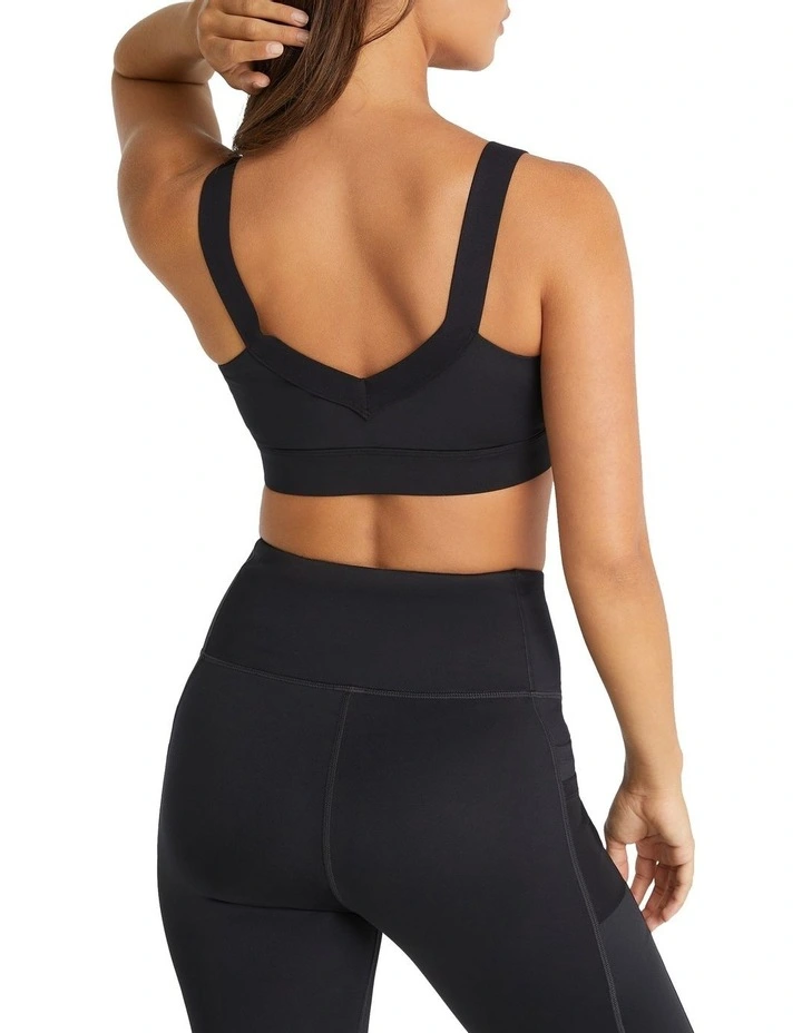 Low Impact Sports Bra In Black