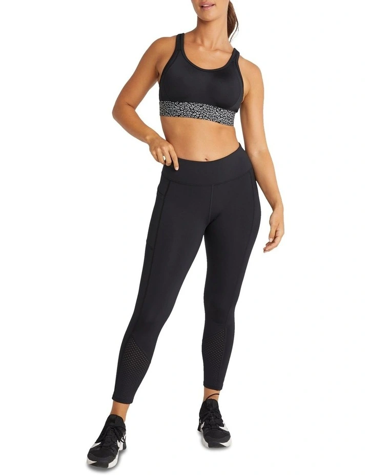 Pocket Ankle Grazer Tights In Black - Image 5