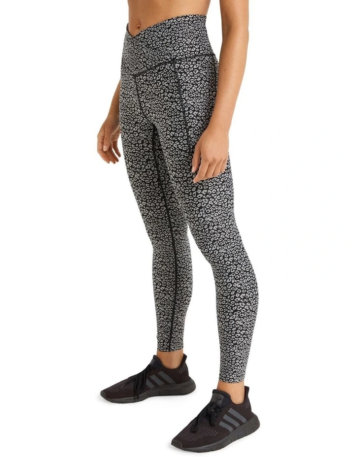 Pocket Full Length Tights In Multi - Image 2