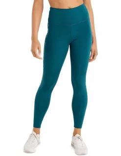 Scrunch Bum Full Length Tights In Blue