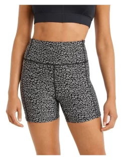 High Rise Pocket Bike Shorts In Multi