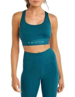 Sprint High Impact Sports Bra In Blue