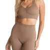 Melrose Seamless Low Impact Sports Bra In Brown