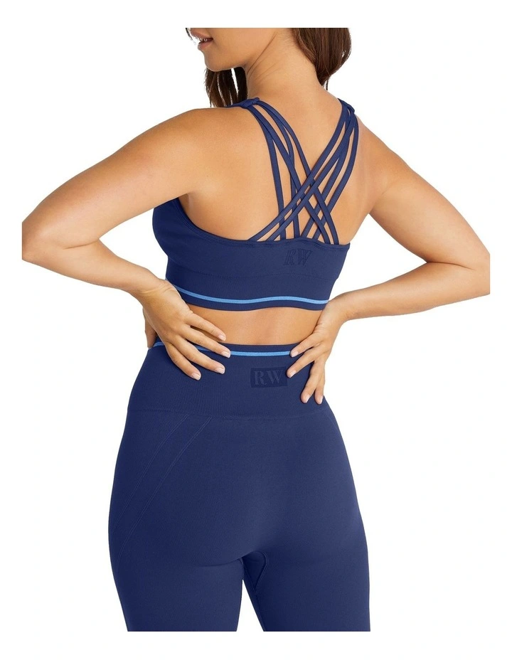 Ivy League Medium Impact Sports Bra In Navy