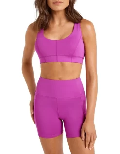 Energise Medium Impact Sports Bra In Purple