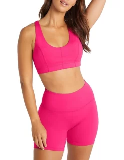Energise Medium Impact Sports Bra In Hyper Pink