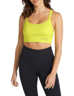 Colorado Adjustable Medium Impact Sports Bra In Yellow