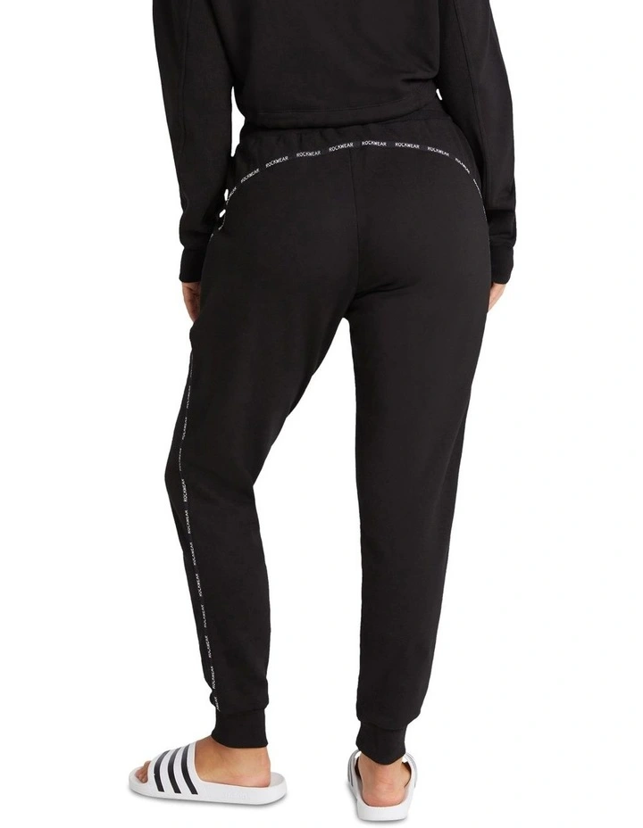 Circuit Mini Logo Pants In Black - Image 2