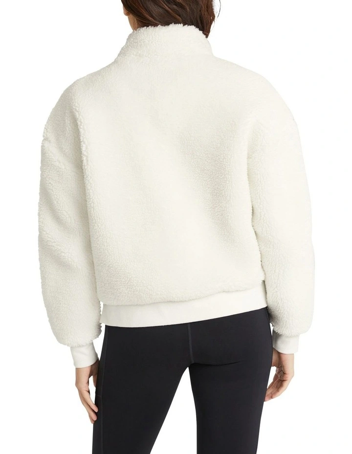 Colorado Sherpa Jacket In Beige - Image 3