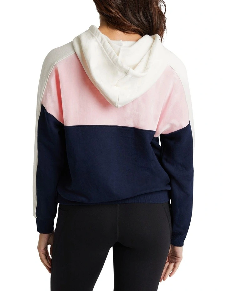 Destination Colour Blocked Hoodie In Multi - Image 3