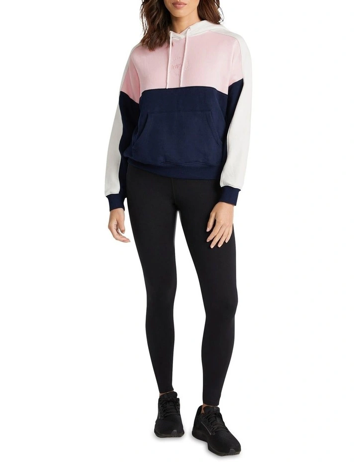 Destination Colour Blocked Hoodie In Multi - Image 6