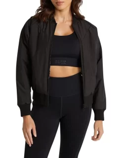Reversible Bomber Jacket In Black