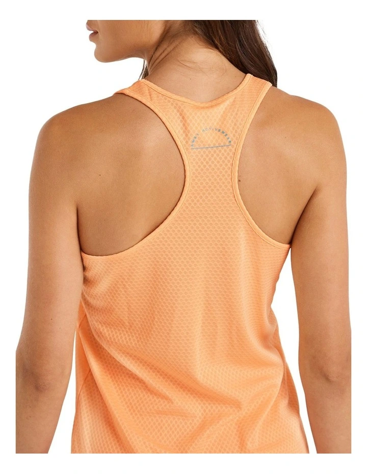 Abstraction Texture Active Tank In Orange - Image 4