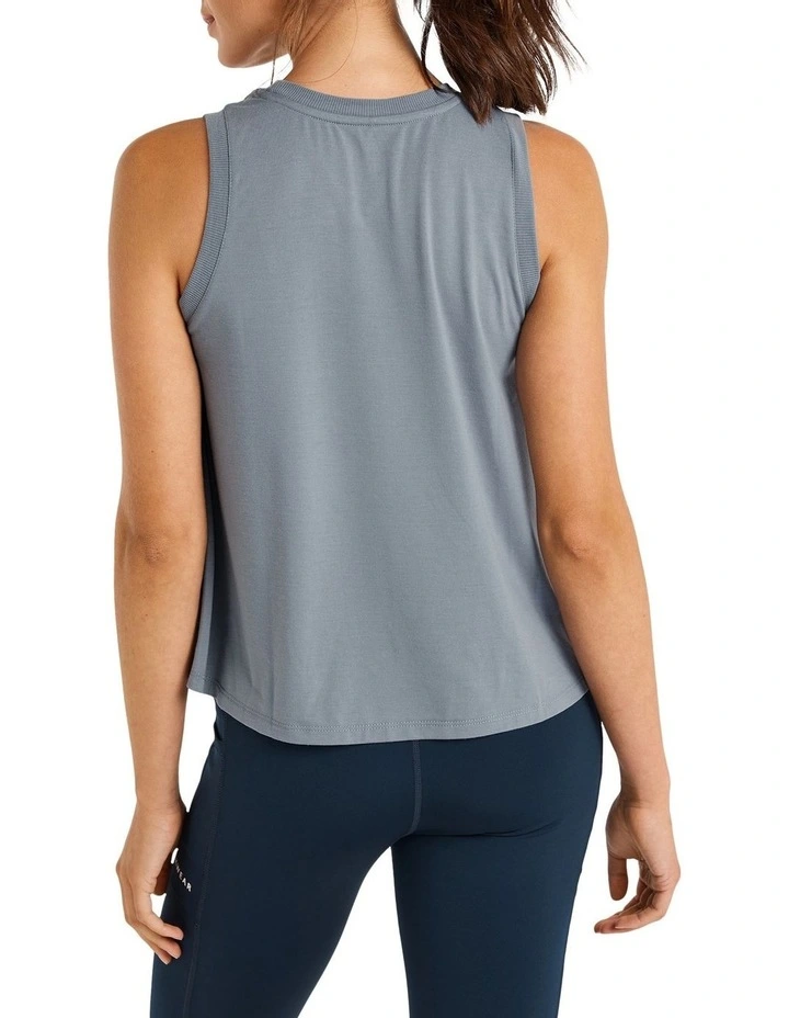 Logo Tank Top In Grey - Image 2