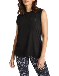 Colorado Mesh Back Tank In Black