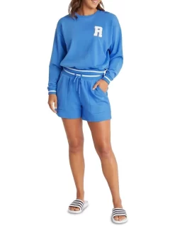 Ivy League Letter Crew In Columbia Blue