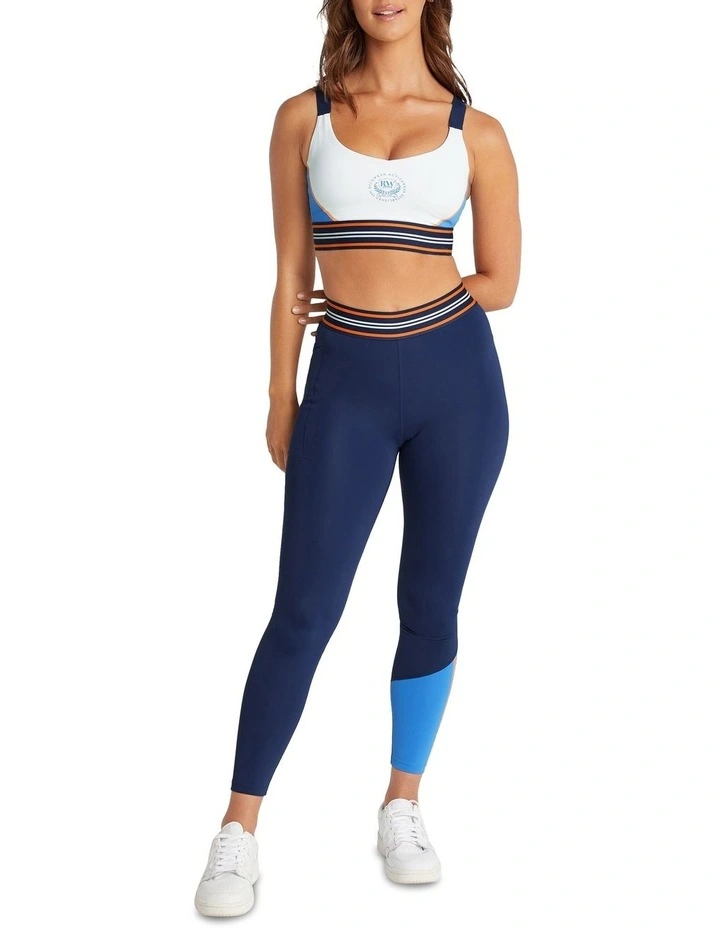 Ivy League Pocket Full Length Tights In Navy - Image 5