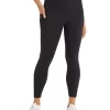 Logo Pocket Full Length Tights In Black
