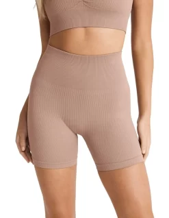 Melrose Seamless Bike Shorts In Brown