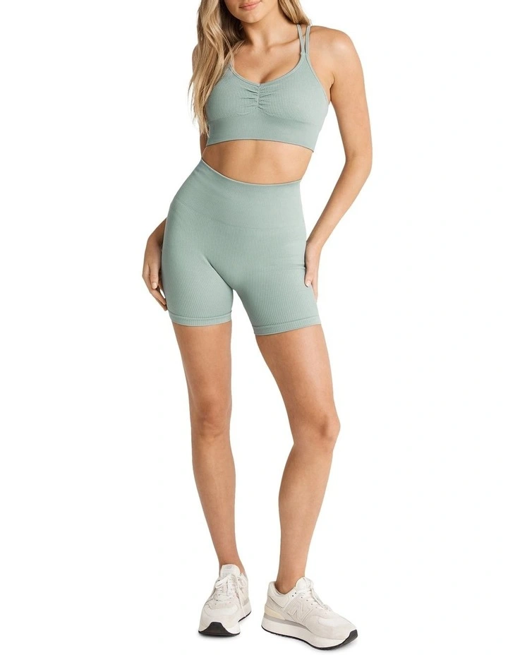 Melrose Seamless Bike Shorts In Green