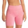 Scrunch Bum Pocket Bike Shorts In Cosmo
