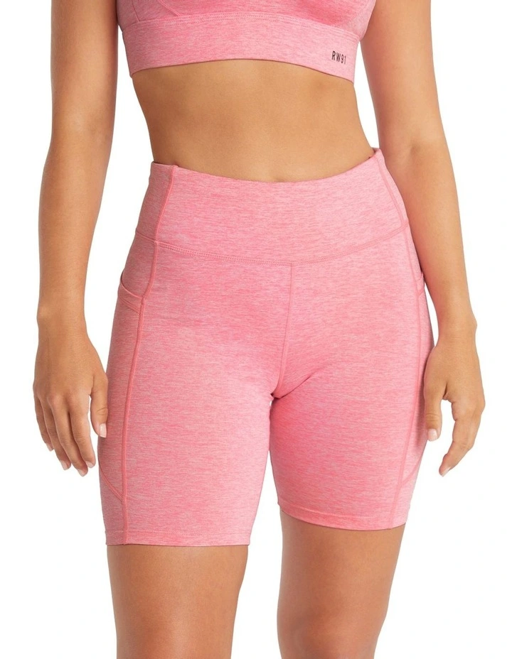 Scrunch Bum Pocket Bike Shorts In Cosmo