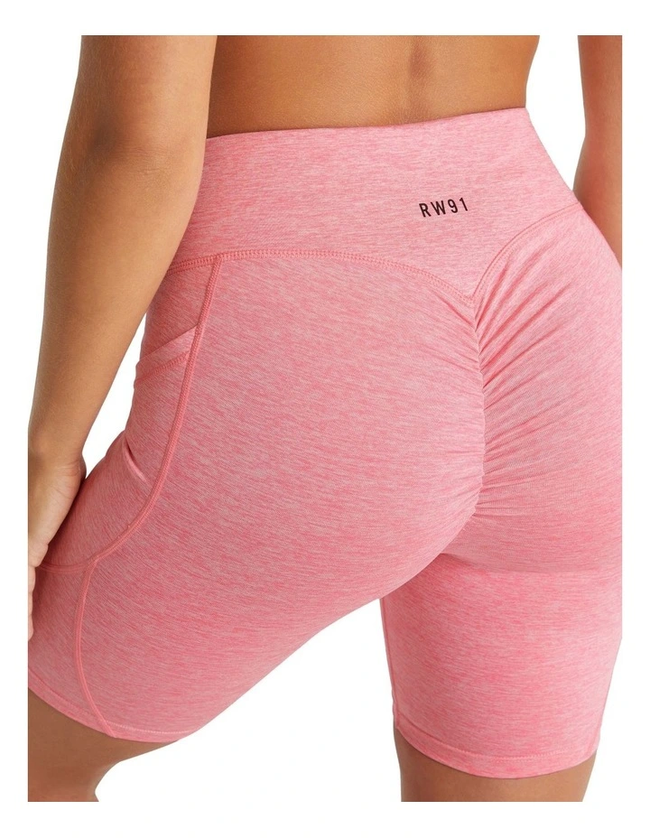 Scrunch Bum Pocket Bike Shorts In Cosmo - Image 3