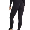 Seamless Scrunch Bum Full Length Tights In Black