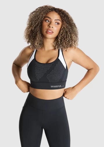 Monochromatic Logo High Impact Sports Bra
