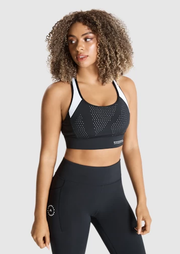 Monochromatic Logo High Impact Sports Bra - Image 2