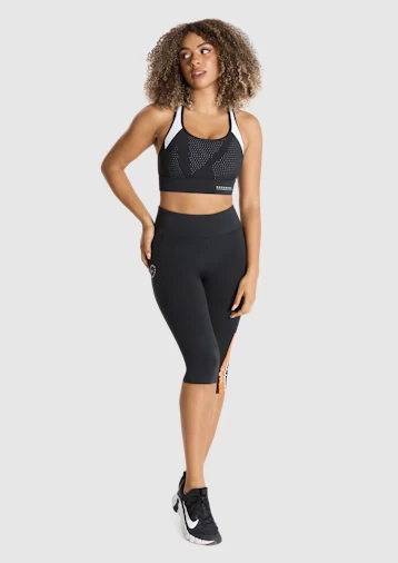 Monochromatic Logo High Impact Sports Bra - Image 5