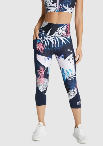 Electric Print Pocket 7/8 Tights