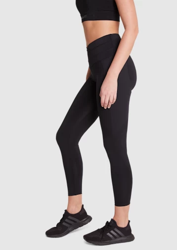 V Waist Bonded Full Length Tights - Image 2