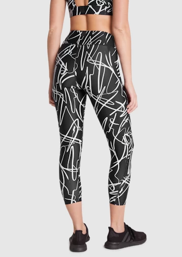 Walk The Line Pocket Ankle Grazer Tights - Image 3