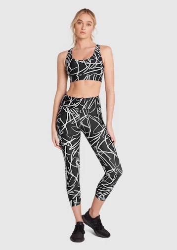 Walk The Line Pocket Ankle Grazer Tights - Image 5