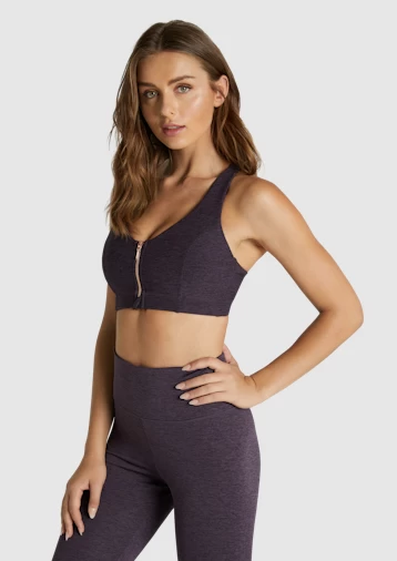 Energise Zip Medium Impact Sports Bra - Image 2