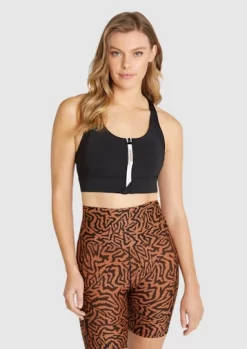 Brooklyn Zip Medium Impact Sports Bra