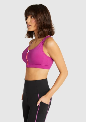 Phantom Zip Adjustable Medium Impact Sports Bra - Image 2