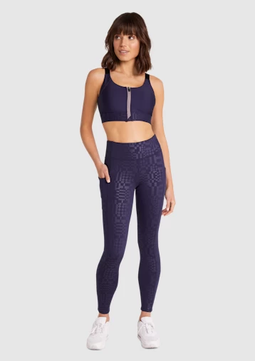 Dimension Zip Medium Impact Bra - Image 5