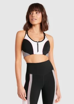 Milan Zip Medium Impact Sports Bra