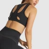 Cruz Reflective Medium Impact Sports Bra