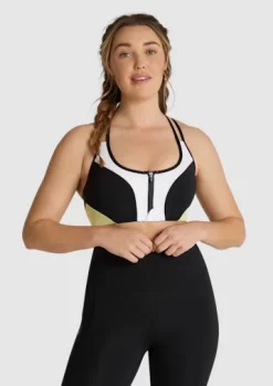 Zip Medium Impact Sports Bra