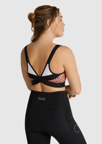 Blaze Adjustable Zip Medium Impact Sports Bra - Image 4