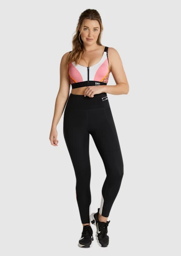 Blaze Adjustable Zip Medium Impact Sports Bra - Image 6