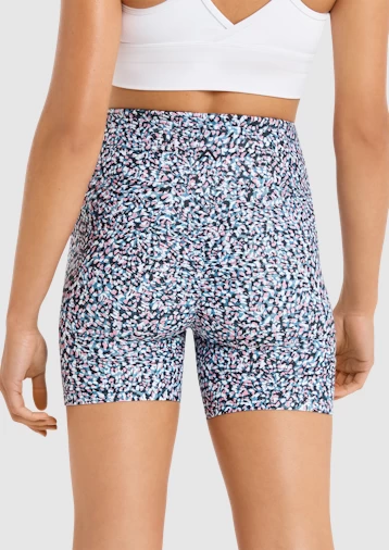 High Rise Scrunch Bum Bike Shorts - Image 4