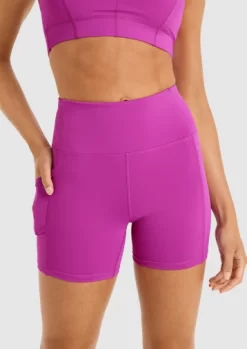 High Rise Pocket Bike Shorts