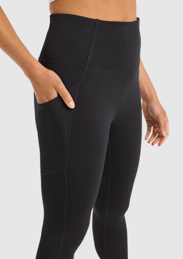 High Rise Pocket Ankle Grazer Tights - Image 5