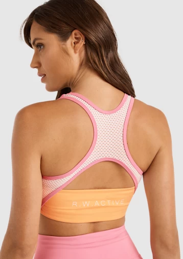 Abstraction Medium Impact Sports Bra - Image 5