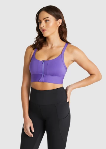 Colorado Zip Adjustable Medium Impact Sports Bra - Image 3
