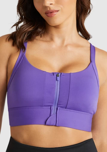 Colorado Zip Adjustable Medium Impact Sports Bra - Image 5